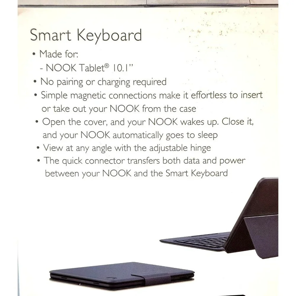 Nook Smart Keyboard for Nook Tablet 10.1